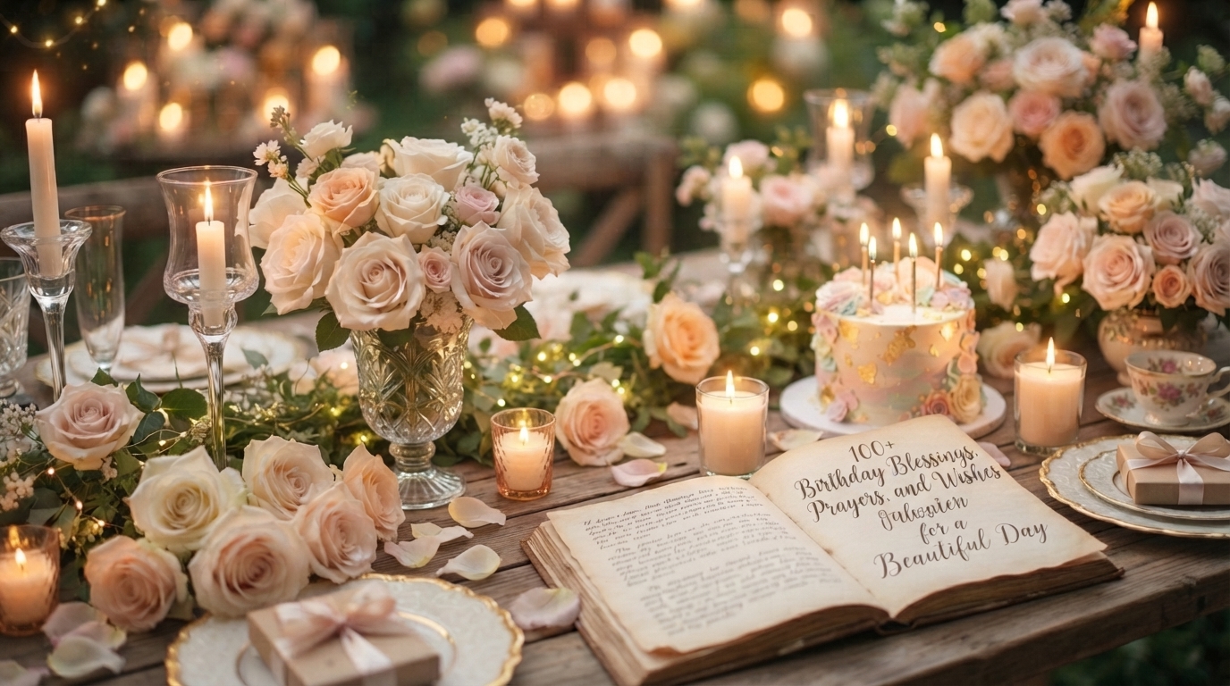 100+ Birthday Blessings, Prayers, and Wishes for a Beautiful Day