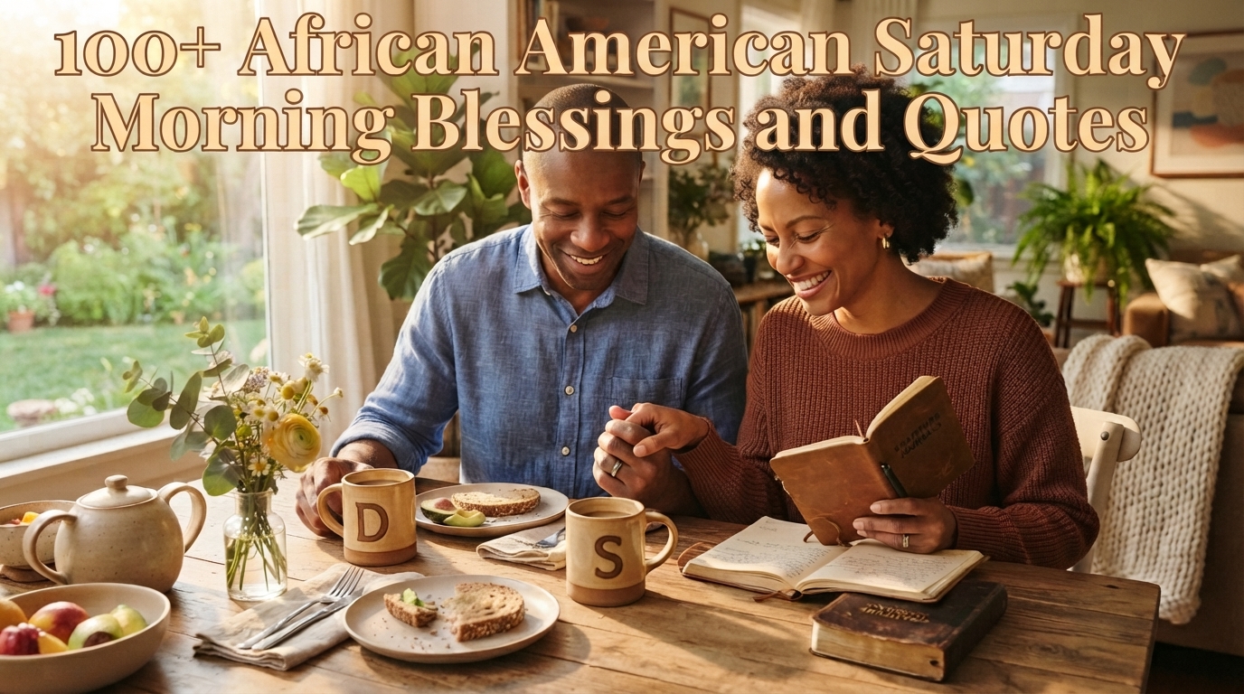 100+ African American Saturday Morning Blessings and Quotes