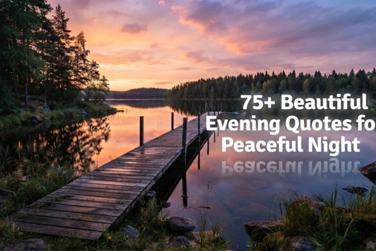 Evening Qoutes