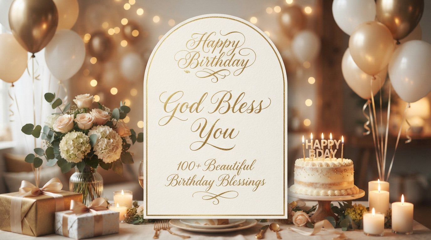 Happy Birthday God Bless You: 100+ Beautiful Birthday Blessings